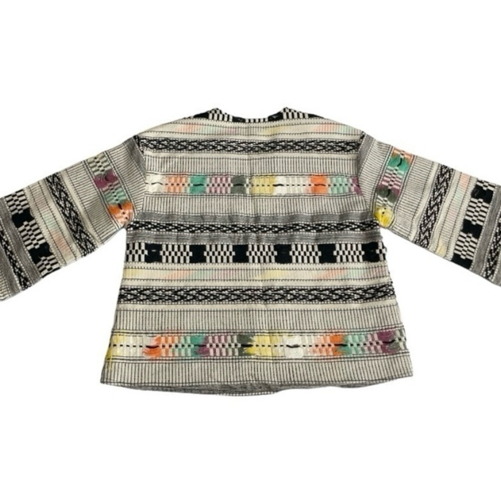 Zara Girls Boho Ethnic Woven Jacket – Size 11/12 - Picture 7 of 14